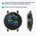 kwmobile Glas Hülle für Garmin vivoactive 6 (42mm) / Active 6 Schutzhülle - Fullbody Fitnesstracker Case Set
