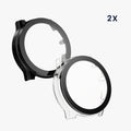kwmobile Glas Hülle für Ticwatch Pro 5 Enduro Schutzhülle Fullbody Fitnesstracker Case Set