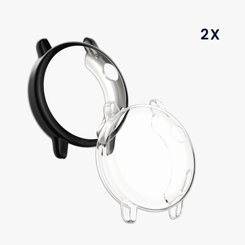 kwmobile Fullbody Display Cover Set für Garmin vivoactive 6 (42mm) / Active 6 Schutzhülle