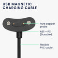 kwmobile USB Kabel Charger kompatibel mit Ticwatch Pro 5 Enduro / Pro 3 / E3 / Atlas Ladekabel Smart Watch Ersatzkabel Fitnesstracker Aufladekabel
