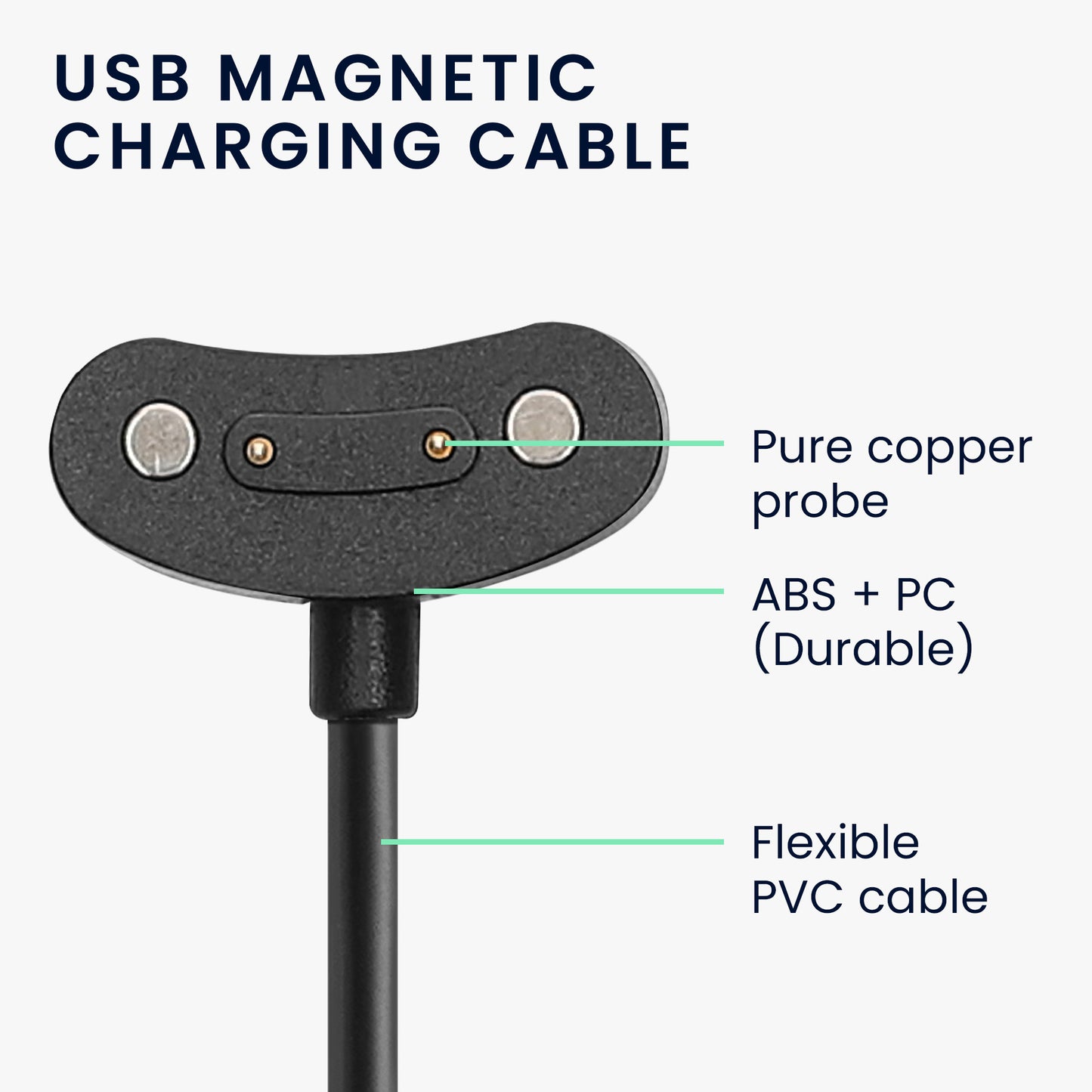 kwmobile USB Kabel Charger kompatibel mit Ticwatch Pro 5 Enduro / Pro 3 / E3 / Atlas Ladekabel Smart Watch Ersatzkabel Fitnesstracker Aufladekabel