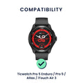kwmobile Uhrenarmband für Ticwatch Pro 5 Enduro / Pro 5 / Atlas / iTouch Air 3 Armband Fitnesstracker Band Set Ersatzarmband Smartwatch