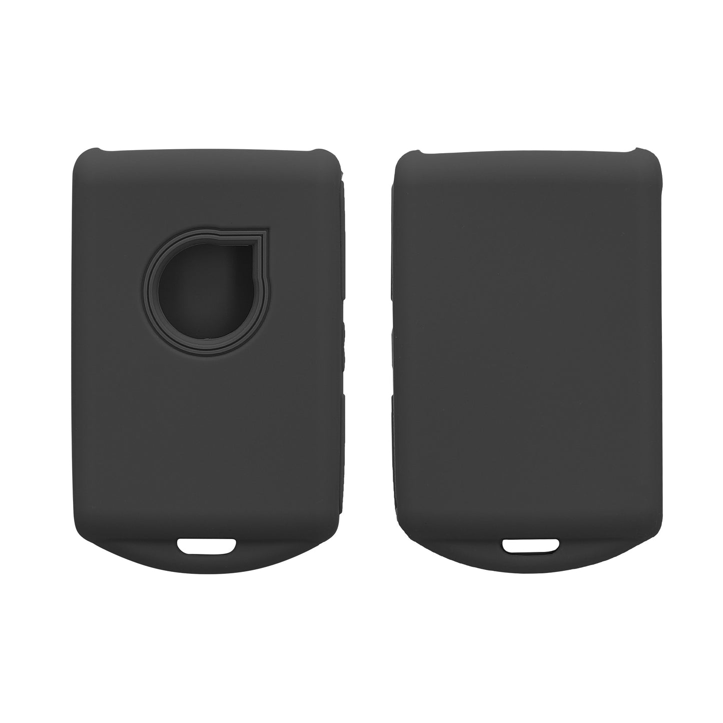 kwmobile Autoschlüssel Silikon Hülle kompatibel mit Volvo 4-Tasten Autoschlüssel Keyless Go - Schlüsselhülle in Schwarz matt Schwarz matt  