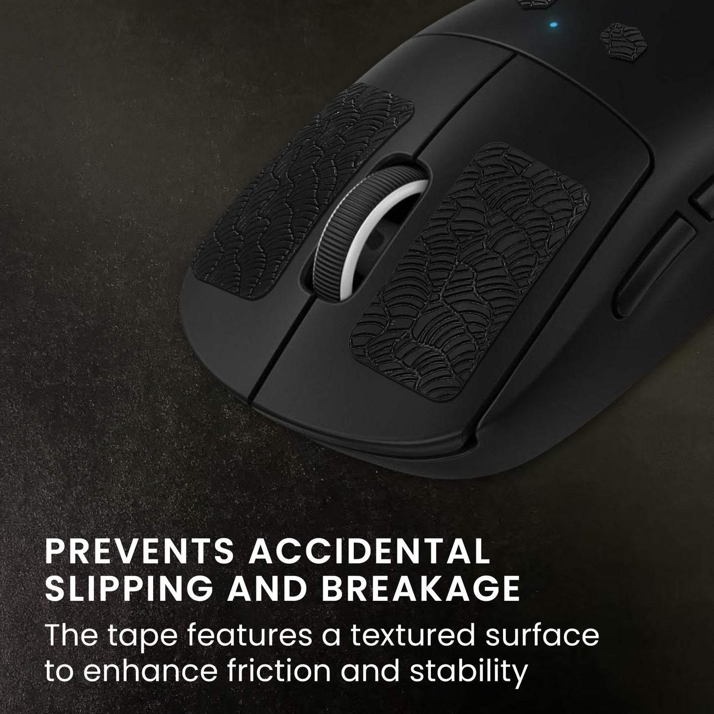 kwmobile Gaming Maus Grip Tape für Universal Wireless Mouse Mouse Grip - Rutschfestes Grip-Tape für PC Mouse - Maus Griffband in verschiedenen Größen