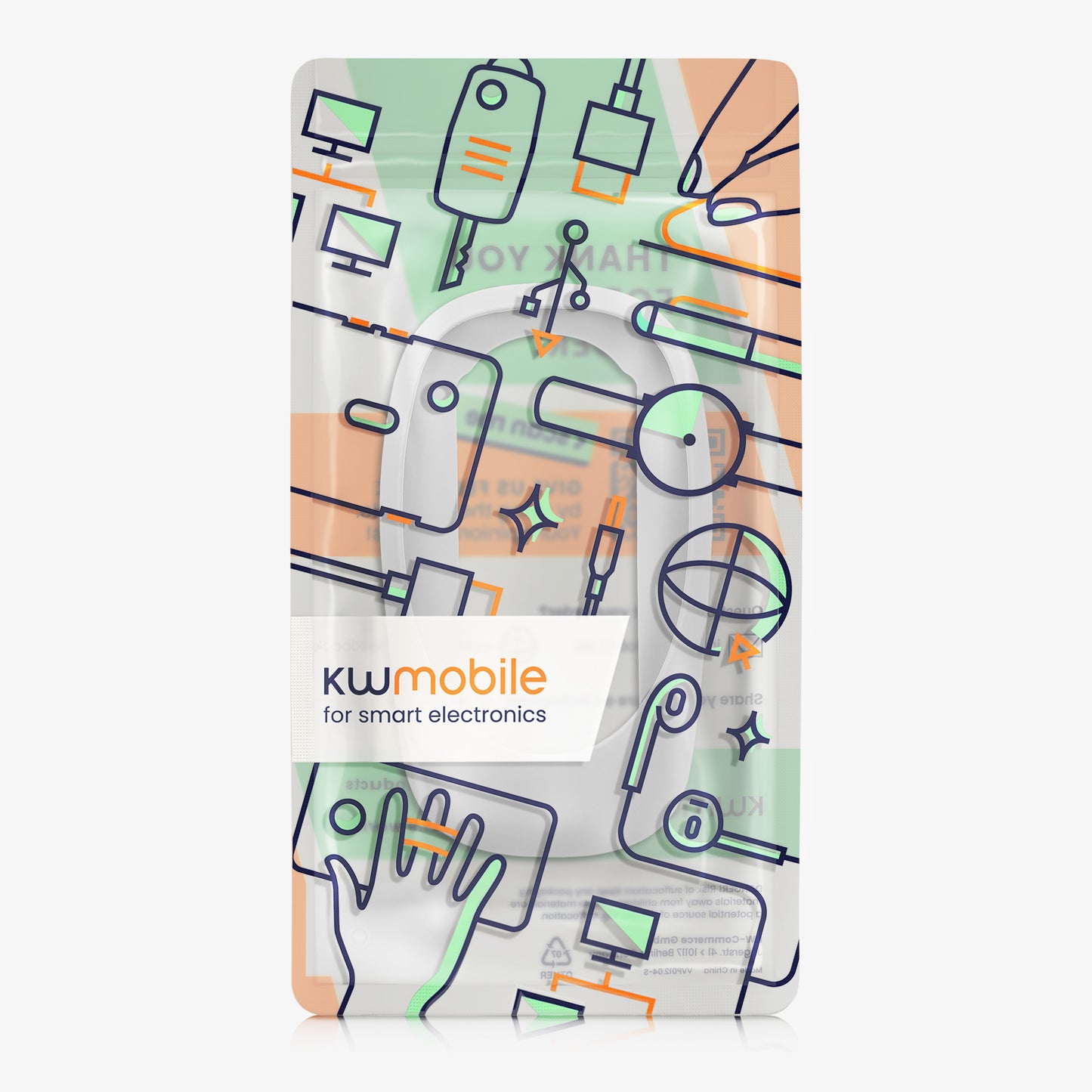 kwmobile Schutzhülle kompatibel mit Apple Magic Mouse 1 / 2 Hülle - Rutschfestes PC Maus Cover aus softem Silikon