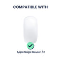 kwmobile Schutzhülle kompatibel mit Apple Magic Mouse 1 / 2 Hülle - Rutschfestes PC Maus Cover aus softem Silikon