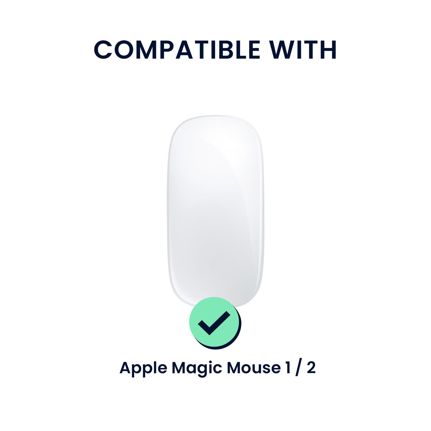 kwmobile Schutzhülle kompatibel mit Apple Magic Mouse 1 / 2 Hülle - Rutschfestes PC Maus Cover aus softem Silikon