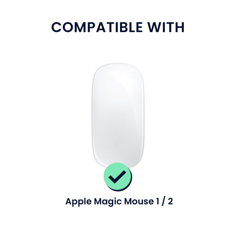 kwmobile Schutzhülle kompatibel mit Apple Magic Mouse 1 / 2 Hülle - Rutschfestes PC Maus Cover aus softem Silikon