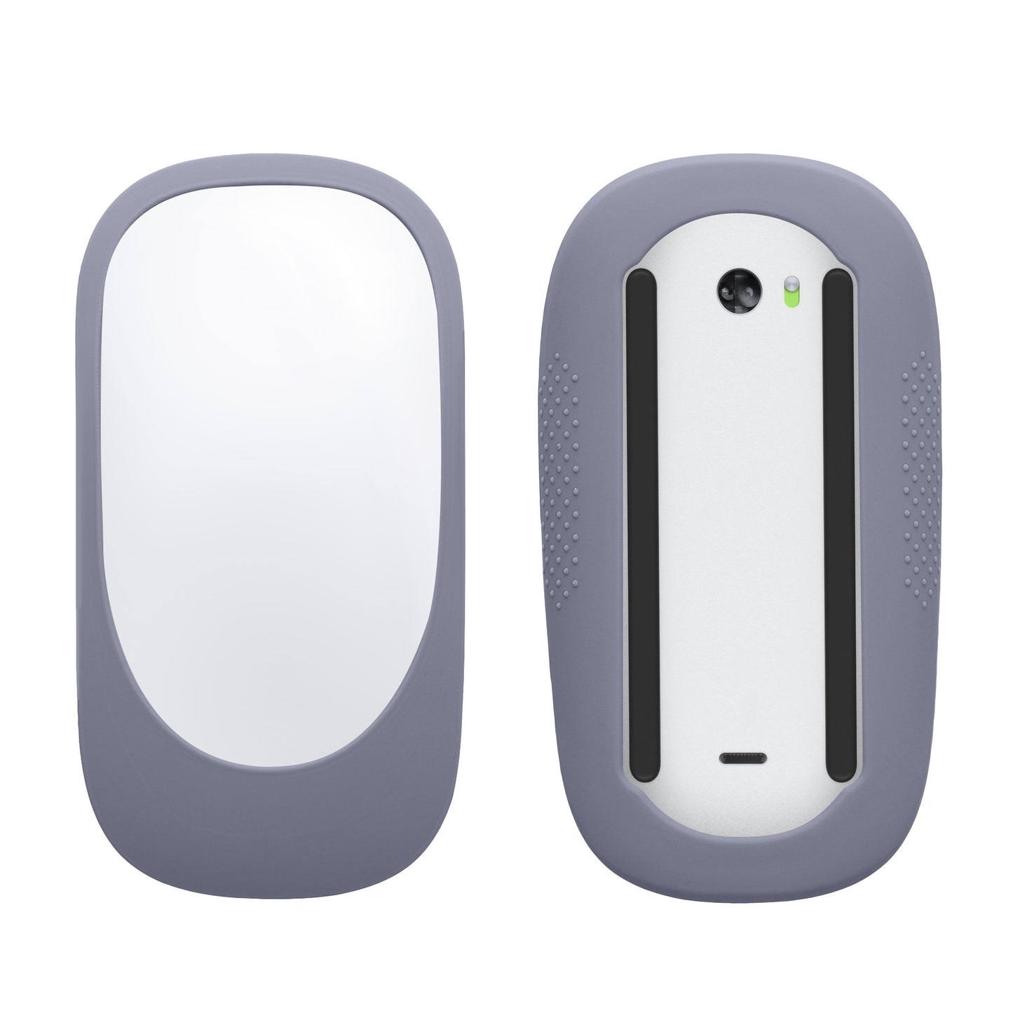 kwmobile Silikon Schutzhülle kompatibel mit Apple Magic Mouse 1 / 2 Hülle - Rutschfestes PC Maus Cover aus softem Silikon - Lavendel Lavendel  