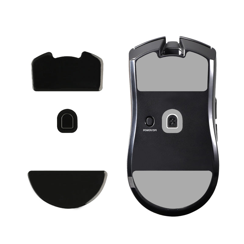 kwmobile Mouse Feet Sticker kompatibel mit Razer Viper V3 Pro Ersatz Glider Mausfüße passgenau Maus Glides