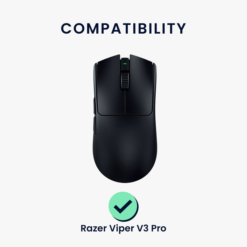 kwmobile Mouse Feet Sticker kompatibel mit Razer Viper V3 Pro Ersatz Glider Mausfüße passgenau Maus Glides