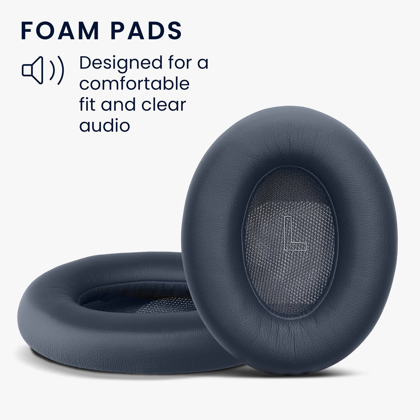 kwmobile Ohr Polster für Bose QC Ultra / QuietComfort Ultra Ohrpolster Ersatz Kopfhörer Ersatzteile Over Ear Headphones