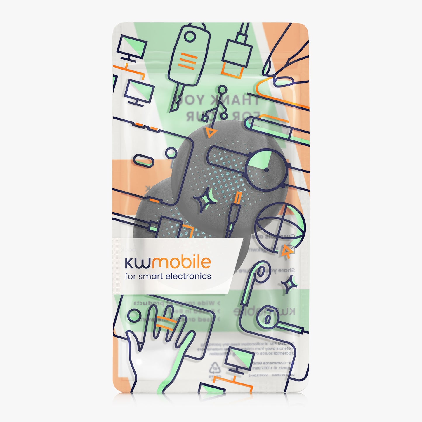 kwmobile Ohr Polster für Jlab Go Work Gen 2 Ohrpolster Ersatz Kopfhörer Ersatzteile Kopfhörer Ersatzpolster Over Ear Headphones