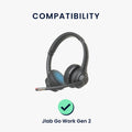 kwmobile Ohr Polster für Jlab Go Work Gen 2 Ohrpolster Ersatz Kopfhörer Ersatzteile Kopfhörer Ersatzpolster Over Ear Headphones