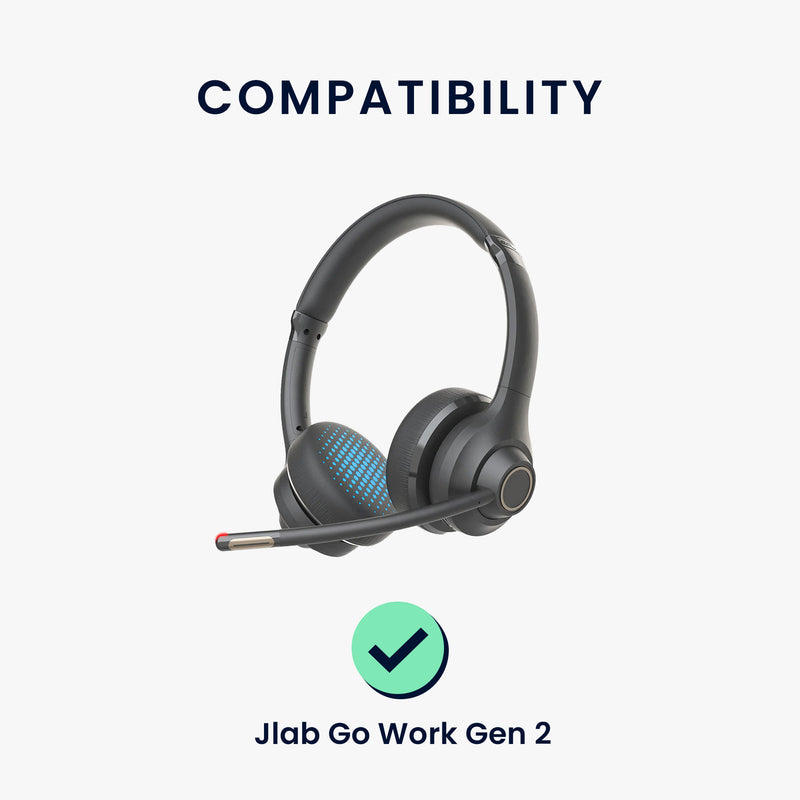 kwmobile Ohr Polster für Jlab Go Work Gen 2 Ohrpolster Ersatz Kopfhörer Ersatzteile Kopfhörer Ersatzpolster Over Ear Headphones