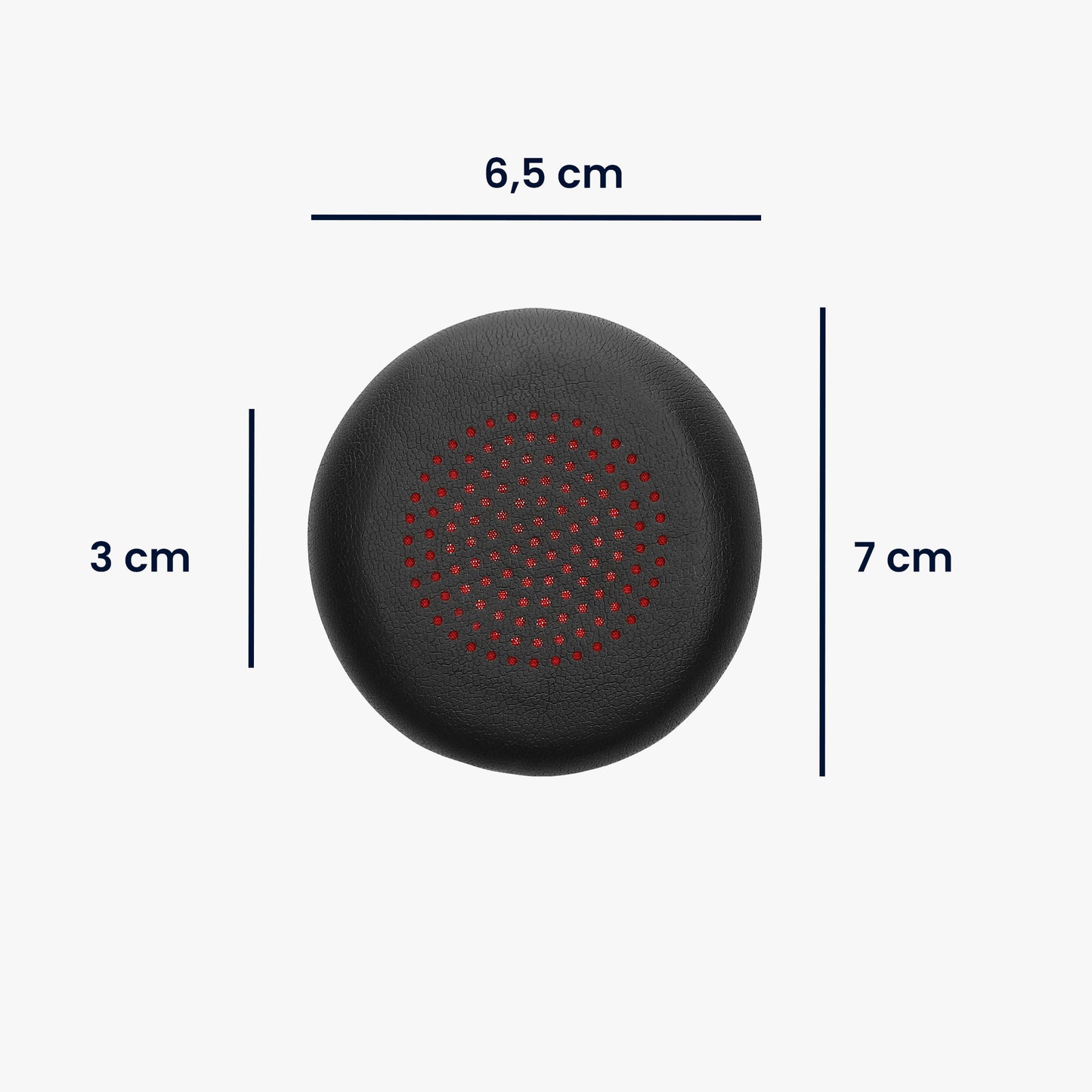 kwmobile Ohr Polster für Plantronics Voyager Focus / B825 / 4210 / 4220 / BlackWire 5200 / 7225 Ohrpolster Ersatzteile Kopfhörer Ersatzpolster für Over Ear Headphones
