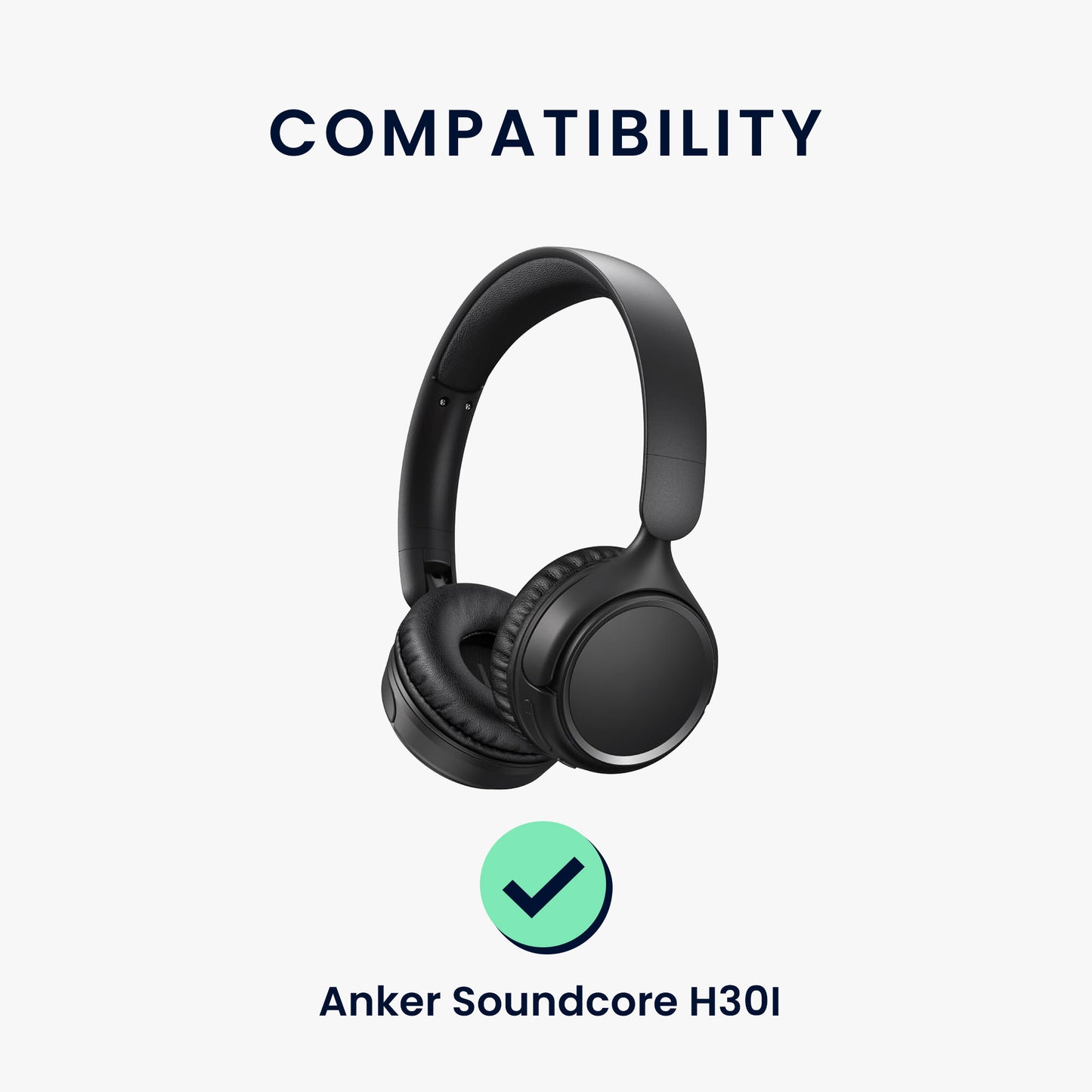 kwmobile Ohr Polster für Anker Soundcore H30i Ersatz Kopfhörer Ersatzteile Over Ear Headphones