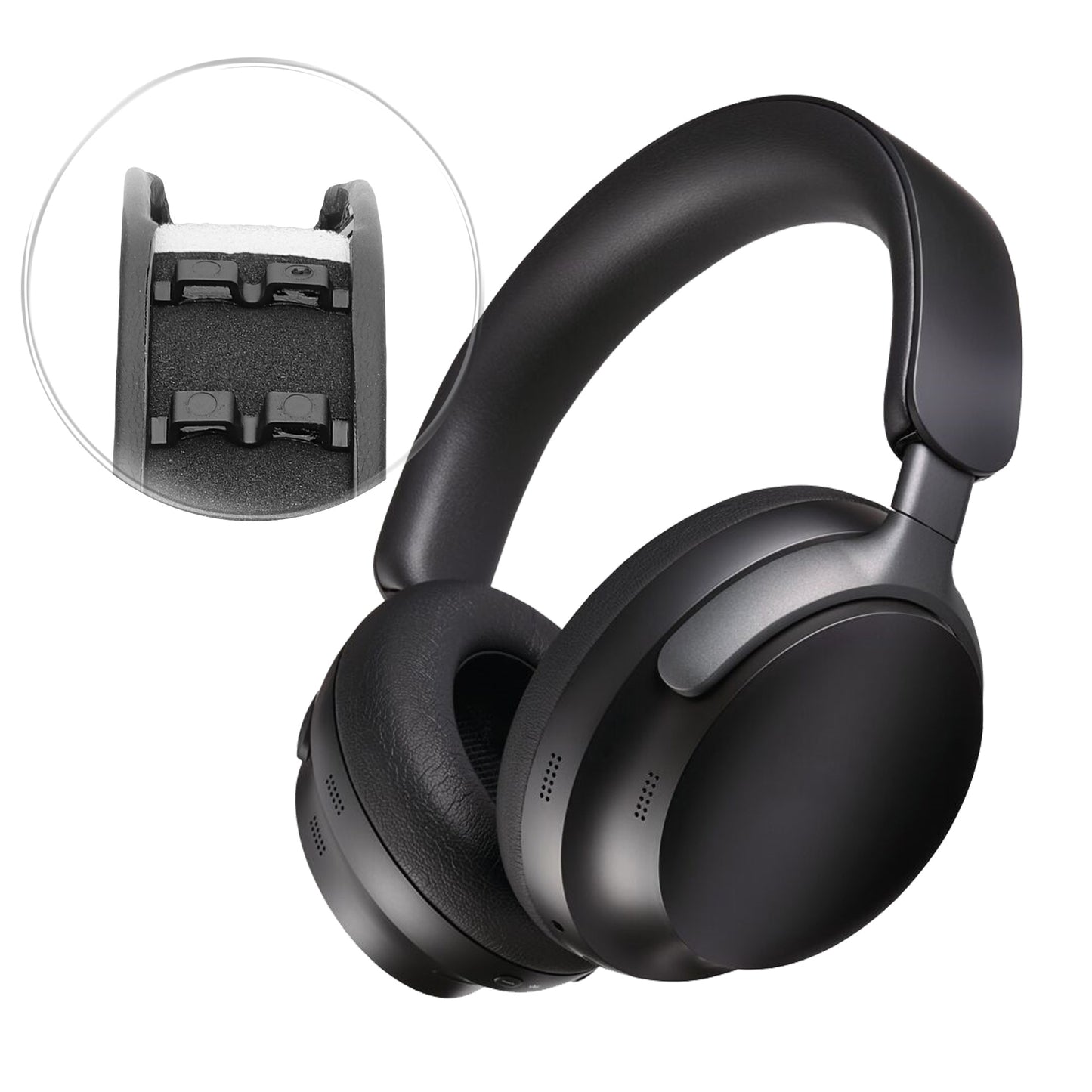kwmobile Bügelpolster kompatibel mit Sennheiser QC Ultra / QuietComfort Ultra Over Ear Kopfhörer Ersatz Kopfbügel Polster
