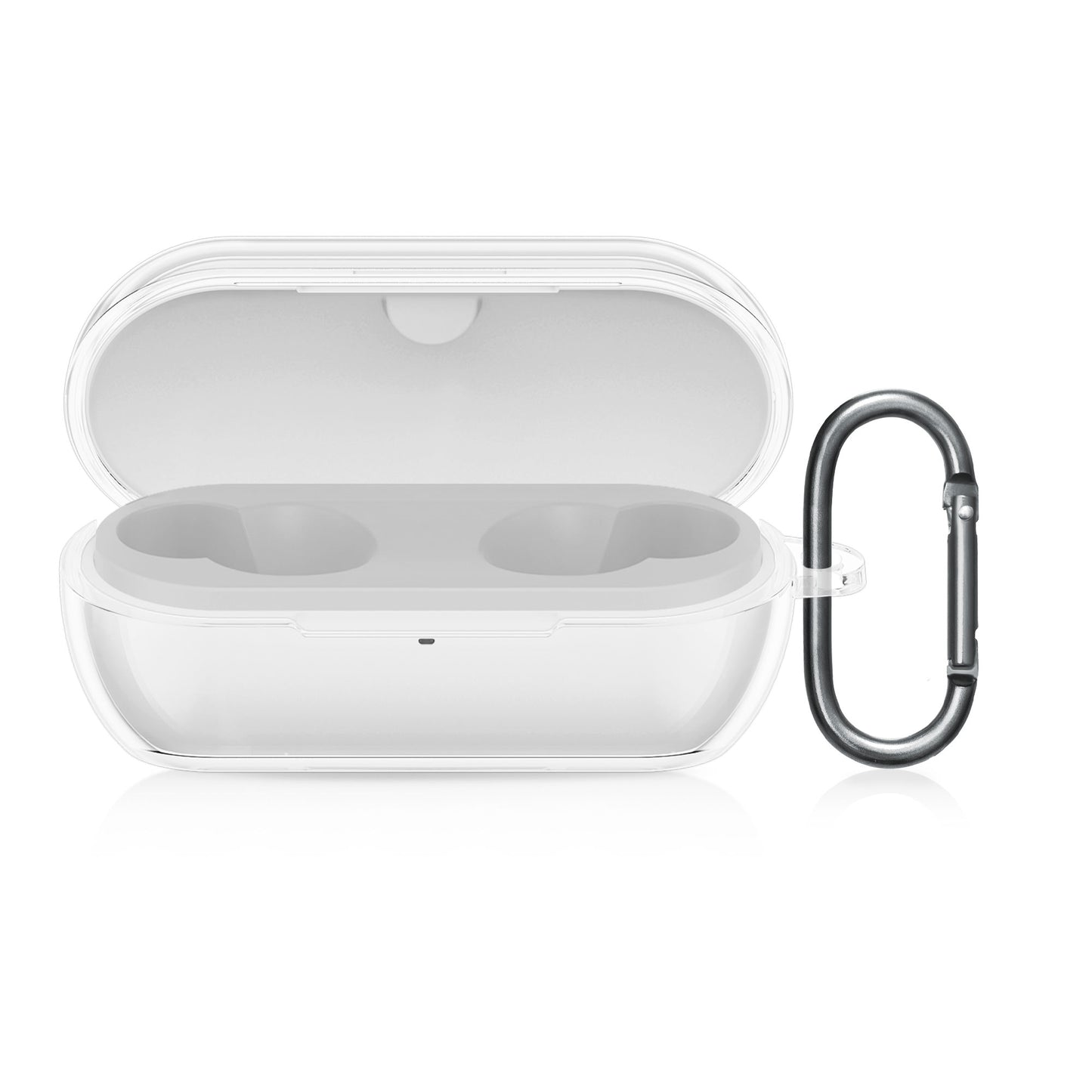 kwmobile Hülle für Sony WF-C710N Case - TPU Silikon Schutzhülle - Kopfhörer Cover - Transparent Transparent  
