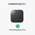 kwmobile Hülle kompatibel mit CMF Nothing Buds 2 Plus Kopfhörer