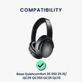 kwmobile Ohr Polster für Bose Quietcomfort 35 35II 25 15 / QC35 QC35II QC25 QC15 Ohrpolster Ersatz Ohrpolster Kopfhörer Ersatzteile Kopfhörer Ersatzpolster mit Cooling Effekt