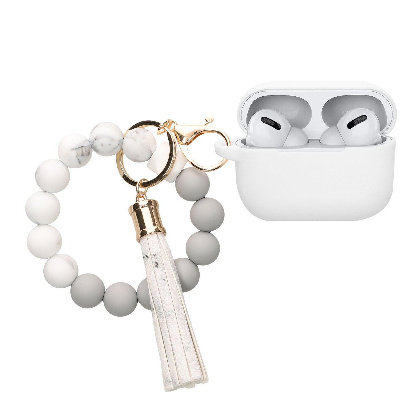 kwmobile Hülle für Apple Airpods Pro 2 Case mit Schlaufe