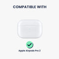 kwmobile Hülle für Apple Airpods Pro 2 Case mit Schlaufe