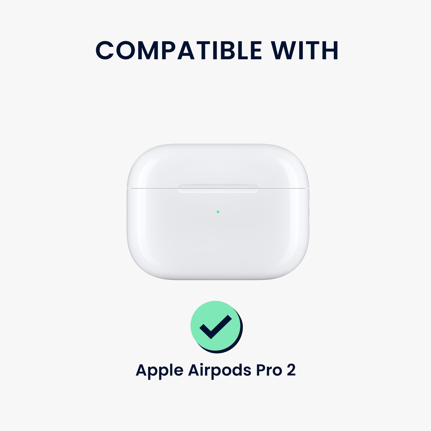 kwmobile Hülle für Apple Airpods Pro 2 Case mit Schlaufe