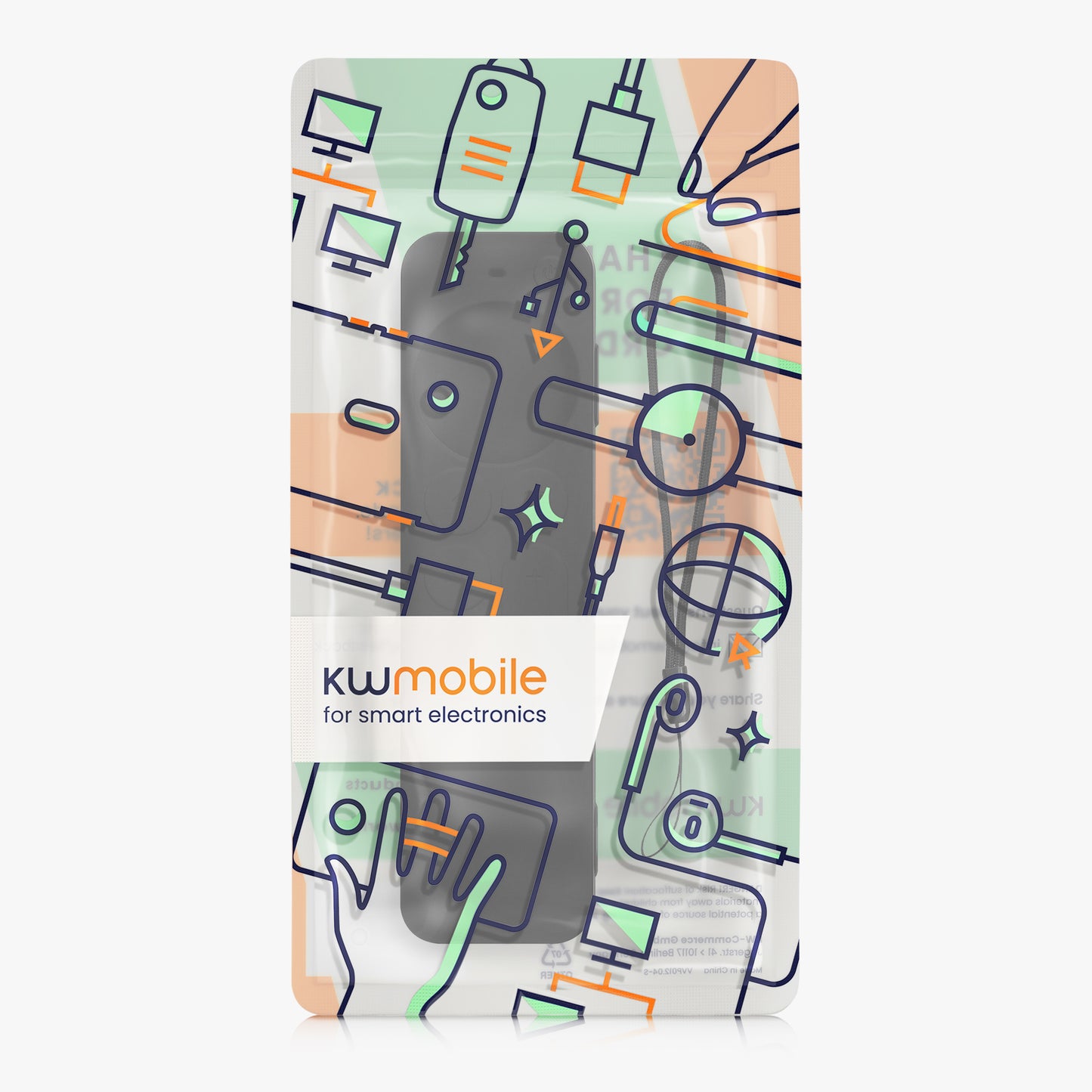 kwmobile Hülle Fernbedienung kompatibel mit Apple Siri Remote 3rd / 2nd Gen Hülle für TV Zubehör