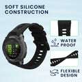 kwmobile Silikon Uhrenarmband für Garmin Instinct 3 50mm Armband Ersatzarmband für Fitnesstracker Wechselarmband Smartwatch