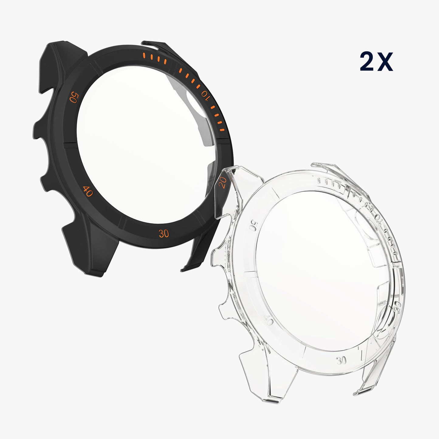 2x Hülle für Garmin Tactix 8 51mm AMOLED