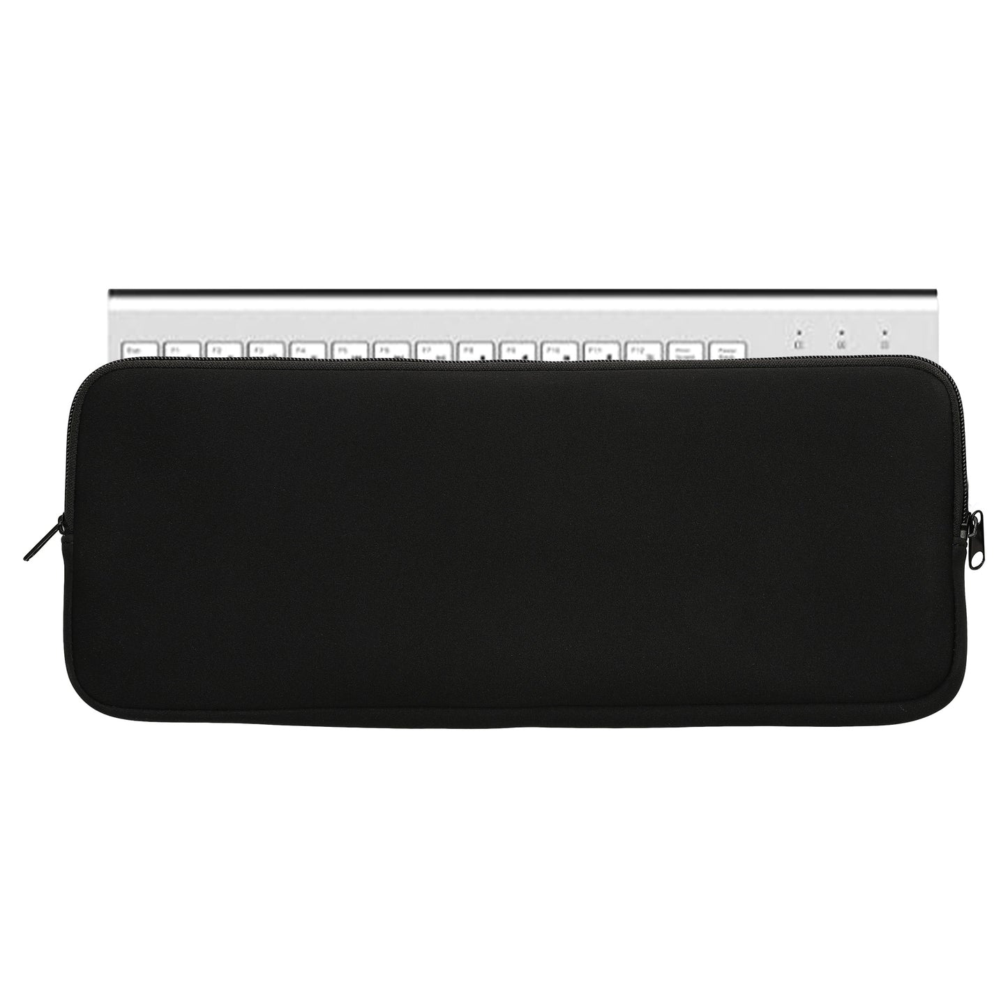 kwmobile Tastatur-Hülle kompatibel mit iClever GK03 Wireless - Neopren Schutzhülle Case Tasche für Tastatur - Neoprentasche für Keyboard - Schwarz Schwarz  
