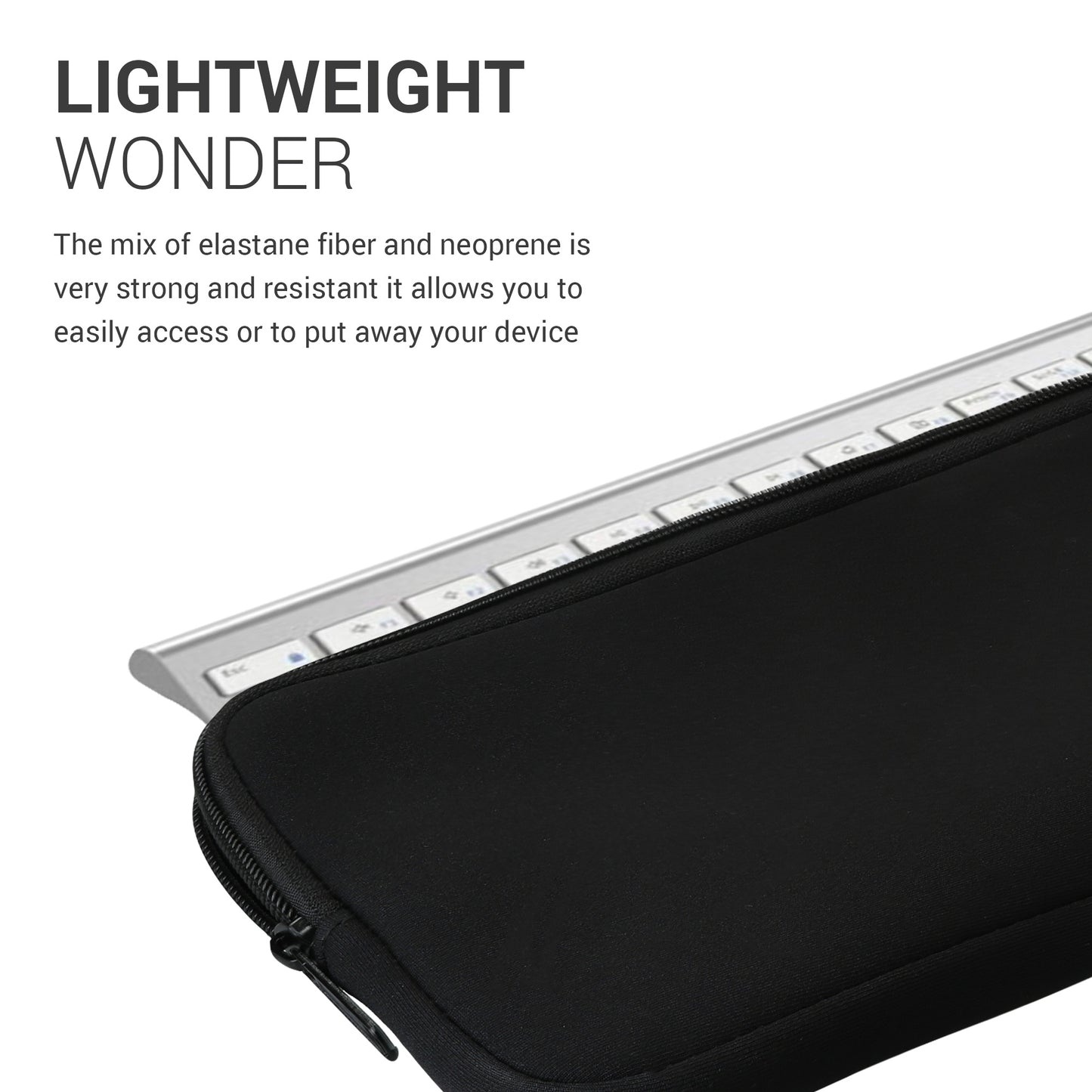 kwmobile Tastatur-Hülle kompatibel mit iClever GK03 Wireless Case Tasche für Tastatur Keyboard