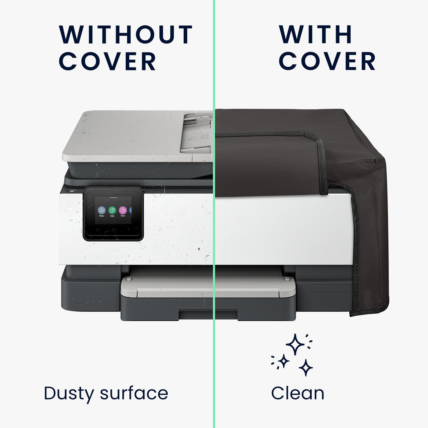 kwmobile Cover kompatibel mit HP OfficeJet 8015e / OfficeJet 8122e - Tasche Hülle Drucker - Staubschutzhülle Schutzhaube Schutzhülle