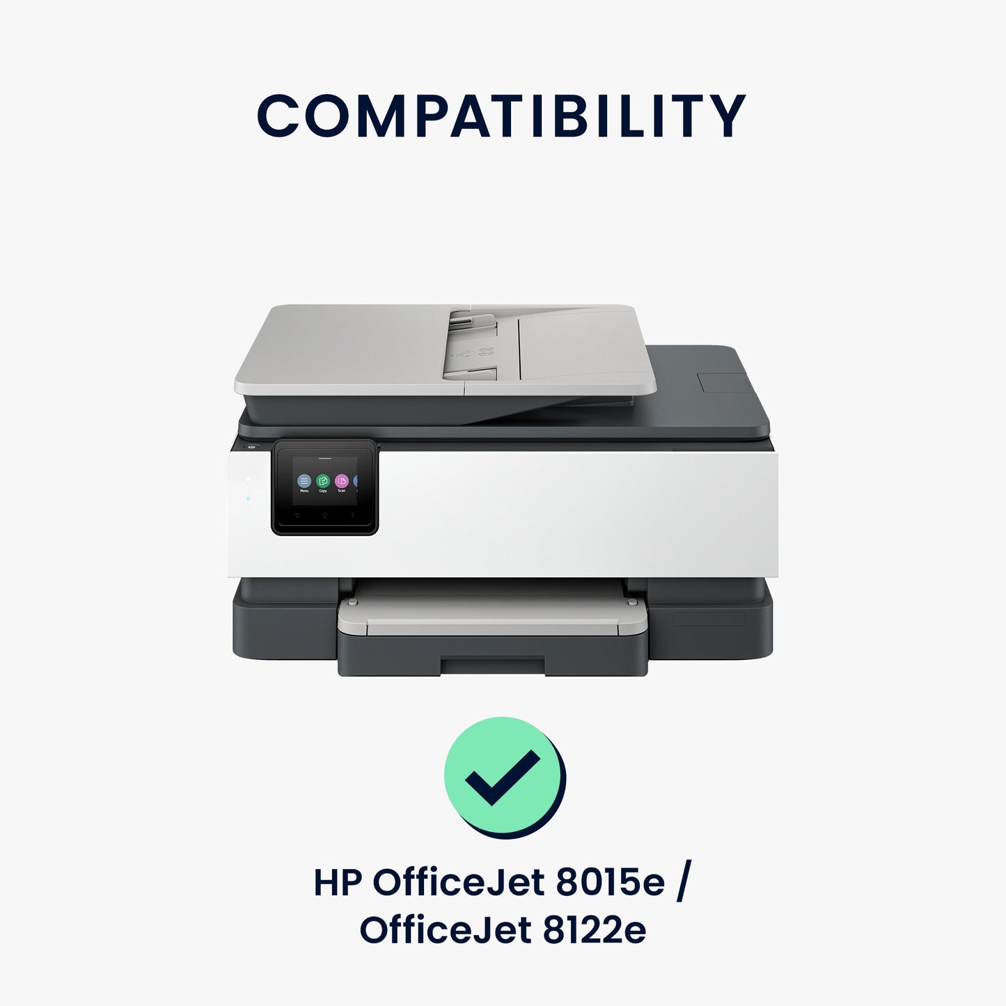 kwmobile Cover kompatibel mit HP OfficeJet 8015e / OfficeJet 8122e - Tasche Hülle Drucker - Staubschutzhülle Schutzhaube Schutzhülle