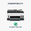 kwmobile Cover kompatibel mit HP Smart Tank 7305 - Tasche Hülle Drucker - Staubschutzhülle Schutzhaube Schutzhülle