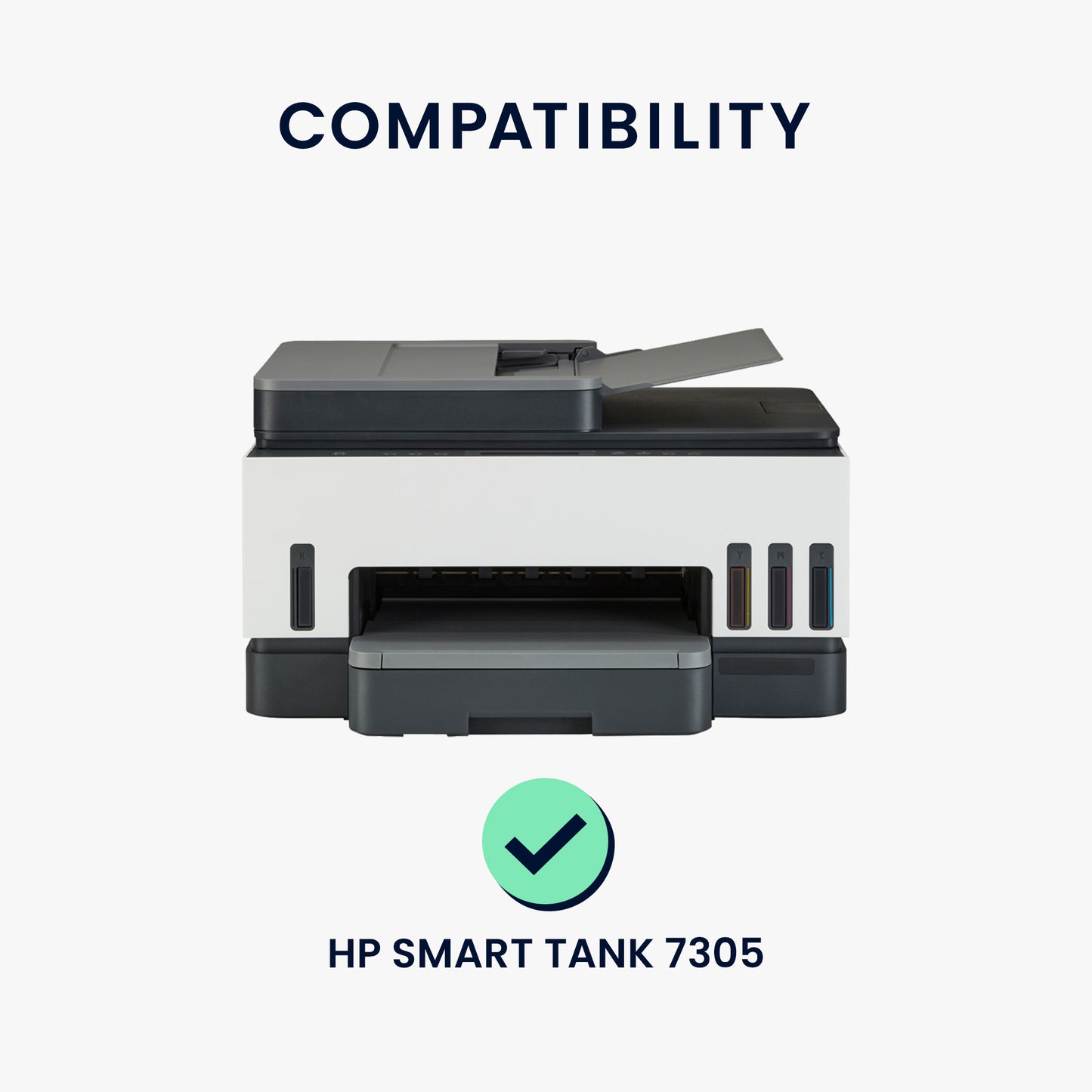 kwmobile Cover kompatibel mit HP Smart Tank 7305 - Tasche Hülle Drucker - Staubschutzhülle Schutzhaube Schutzhülle