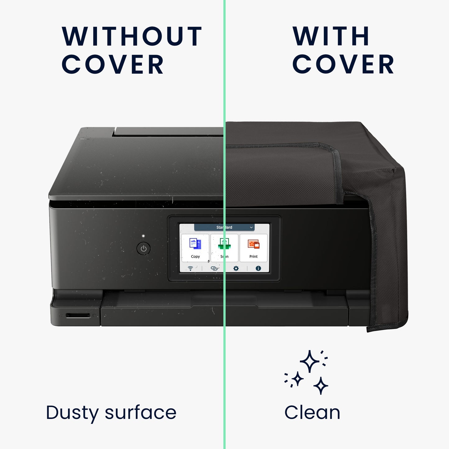 kwmobile Cover kompatibel mit Canon PIXMA TS8750 - Tasche Hülle Drucker - Staubschutzhülle Schutzhaube Schutzhülle