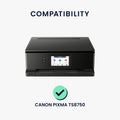 kwmobile Cover kompatibel mit Canon PIXMA TS8750 - Tasche Hülle Drucker - Staubschutzhülle Schutzhaube Schutzhülle