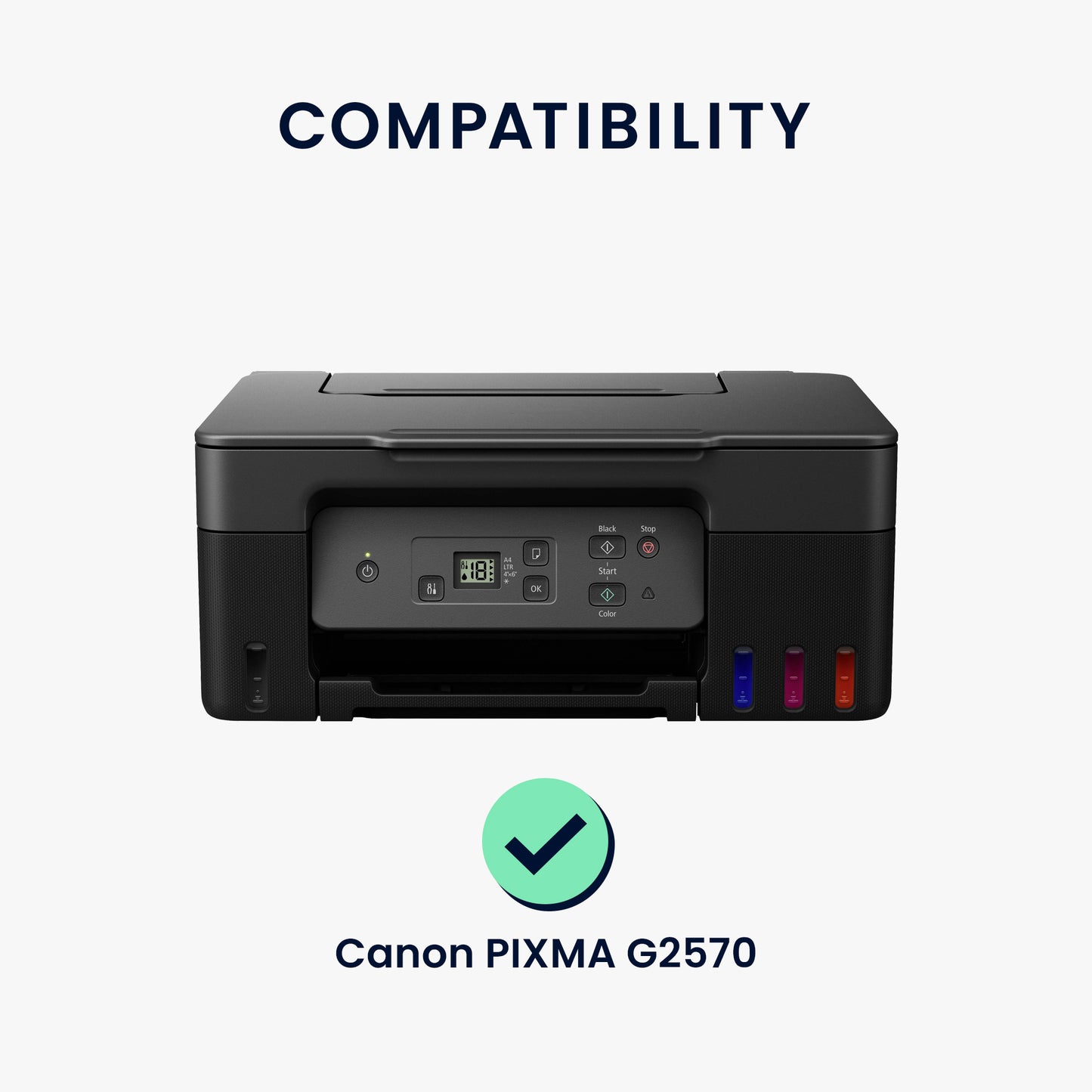 kwmobile Cover kompatibel mit Canon PIXMA G2570 - Tasche Hülle Drucker - Staubschutzhülle Schutzhaube Schutzhülle
