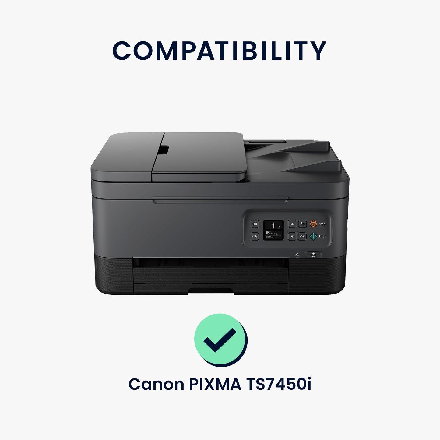 kwmobile Cover kompatibel mit Canon PIXMA TS7450i - Tasche Hülle Drucker - Staubschutzhülle Schutzhaube Schutzhülle