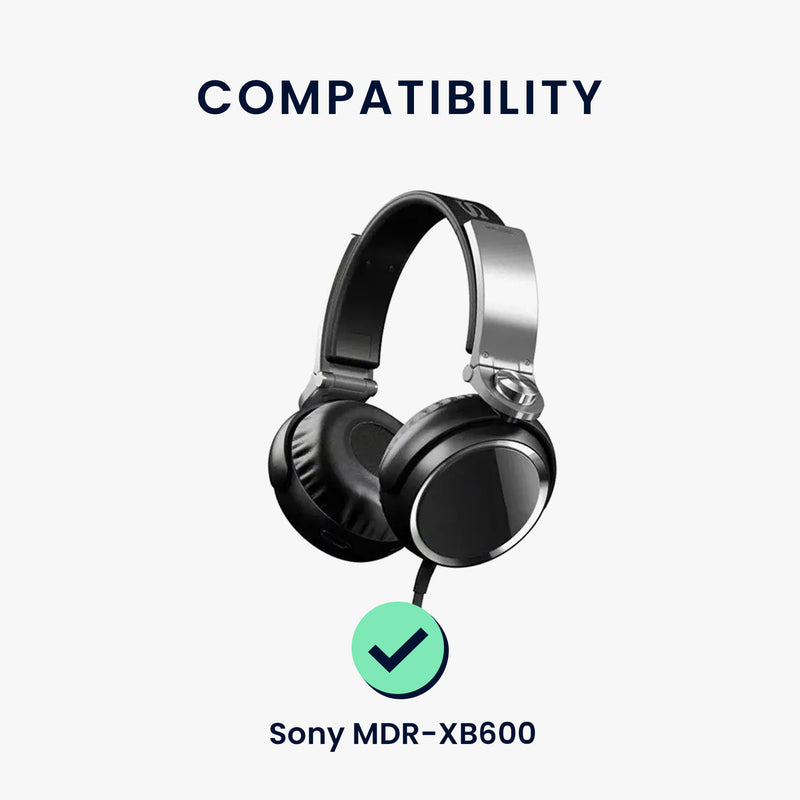 kwmobile Ohr Polster für Sony MDR-XB600 Kopfhörer Ersatzteile Over Ear Headphones