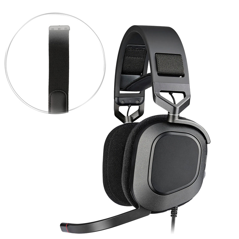 kwmobile Bügelpolster kompatibel mit Corsair HS80 Over Ear Kopfhörer Ersatz Kopfbügel Polster