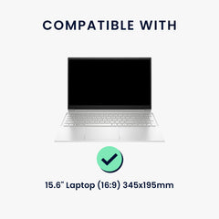 Sichtschutzfolie für 15.6’’ Laptop (16:9) 345x195mm Folie - Blickschutzfolie Privacy Screen - Laptop Folie - Schwarz