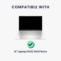 Sichtschutzfolie für 14" Laptop (16:9) 310x174mm Folie - Blickschutzfolie Privacy Screen - Laptop Folie