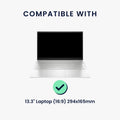 kwmobile Sichtschutzfolie für 13.3" Laptop (16:9) 294x165mm Folie Blickschutzfolie Privacy Screen Laptop Folie Anti Spy Folie Laptop Schutz