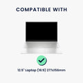 kwmobile Sichtschutzfolie für 12.5" Laptop (16:9) 277x156mm Folie Blickschutzfolie Privacy Screen Laptop Folie Anti Spy Folie Laptop Schutz