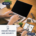 kwmobile Sichtschutzfolie für Apple Macbook Air 15 2023 M2 (A2941) Folie - Blickschutzfolie Privacy Screen - Laptop Folie - Anti Spy Folie - Laptop Schutz