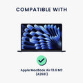 kwmobile Sichtschutzfolie für Apple MacBook Air 13.6 M2 (A2681) Touch ID model Folie - Blickschutzfolie Privacy Screen - Laptop Folie - Anti Spy Folie - Laptop Schutz