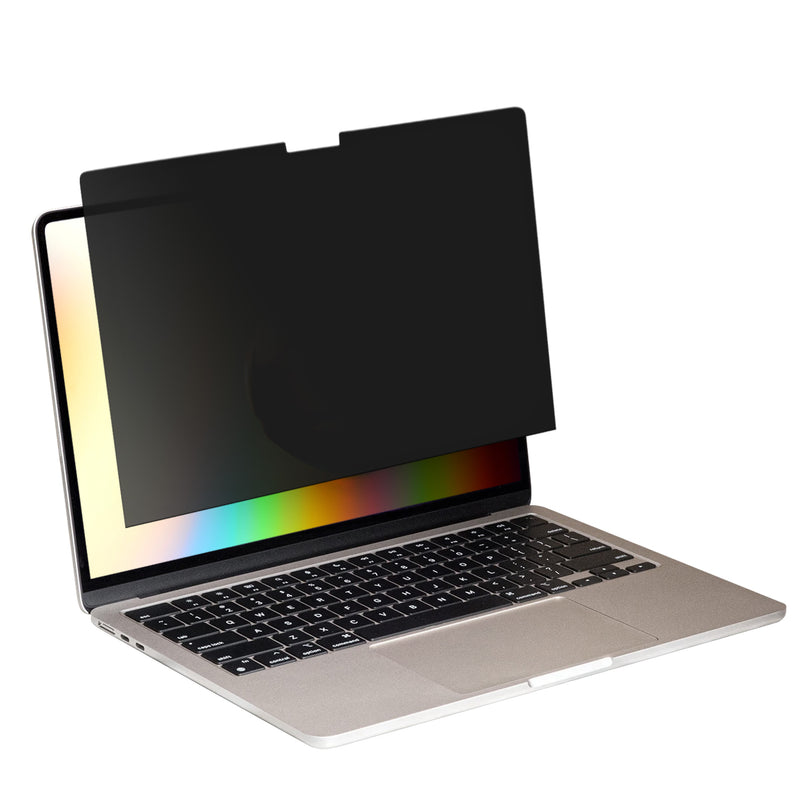 kwmobile Sichtschutzfolie für Apple MacBook Air 13" 2018 2019 2020 A1932 Folie Blickschutzfolie Privacy Screen Laptop Folie Anti Spy Folie Laptop Schutz